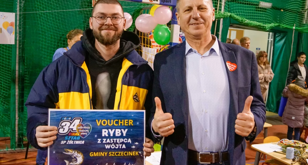 Gmina Szczecinek, Finał Wielkiej Orkiestry Świątecznej Pomocy Żółtnicy Mieszkańcy kolejny pokazali wielkie serca - zdjęcie, fotografia