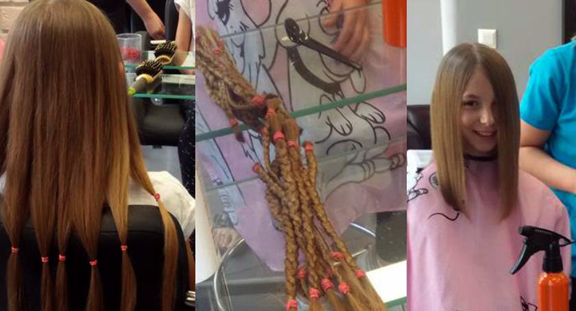 Amelia obcięła swoje włosy, by pomóc chorym na raka