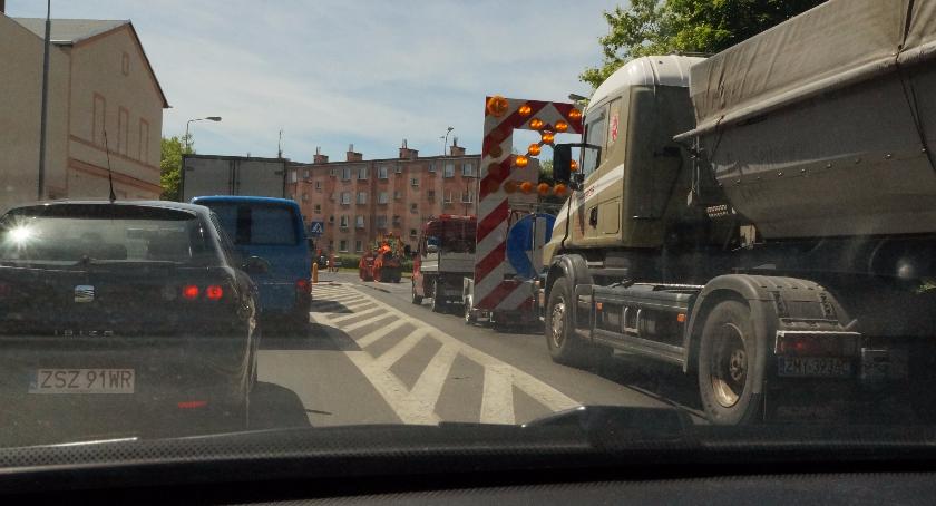 Potężny korek na ul. Pilskiej