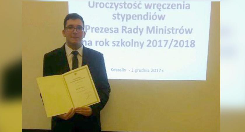 Paweł Szafran ze Stypendium Prezesa Rady Ministrów