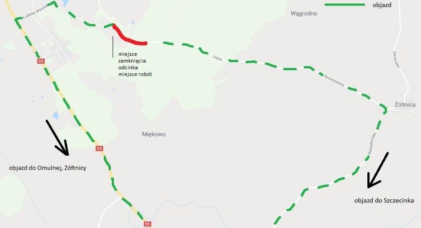 Uwaga kierowcy! Zmiana organizacji ruchu do Żółtnicy
