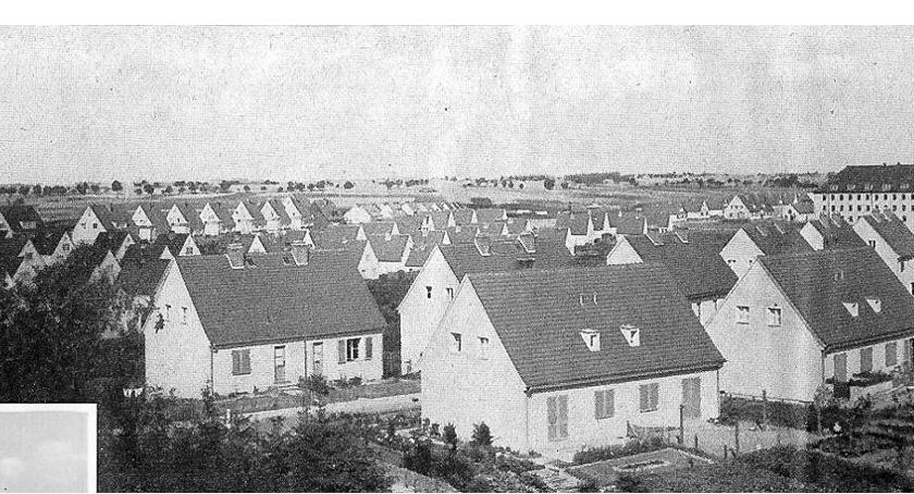 Pejzaż Neustettin`a z dachu Provinz Krüppelheim