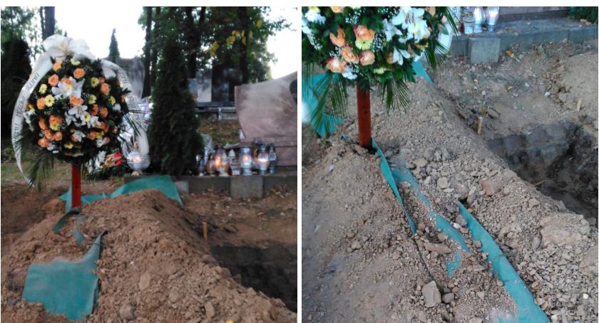 Jeden grób przysypany ziemią z drugiego. Na cmentarzu w Szczecinku jest ciasno, ale...