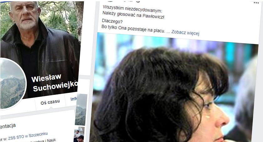 Wiesław Suchowiejko poparł kandydaturę Joanny Pawłowicz. I solidnie za to oberwał.