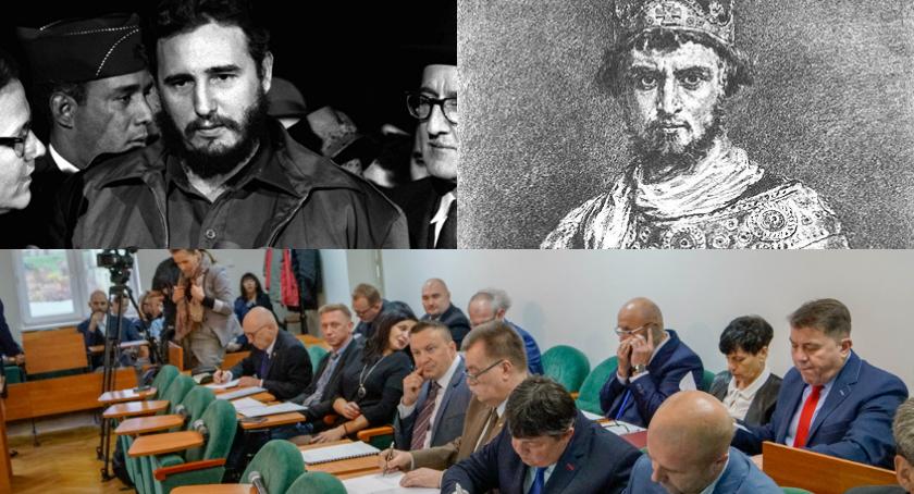 Sesja w powiecie: Fidel Castro, Kazimierz Odnowiciel i 