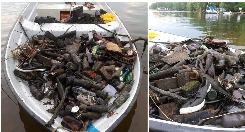 Płetwonurkowie z Mureny sprzątają Trzesiecko. Co tym razem znaleźli w jeziorze?