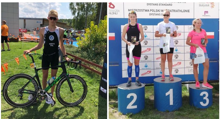 Antoni Borys i Oliwia Talkowska na podium Pucharu Polski