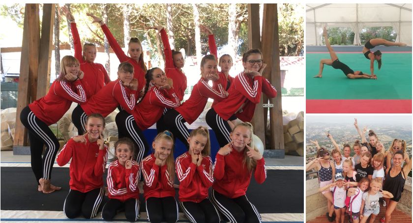 Dziewczyny z AKS Darzbór Szczecinek na obozie sportowym we Włoszech