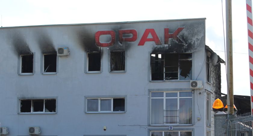 Pożar Opaku. Emocje i niepewna przyszłość pracowników
