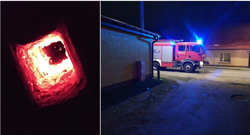 Pod Szczecinkiem płonęła sadza. Interweniowali strażacy