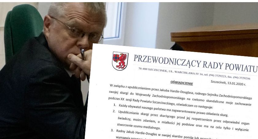 Przewodniczący Rady Powiatu zmieszany z błotem. Jaki był powód?