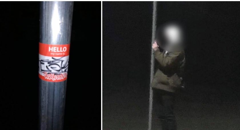Kto nakleja wlepki, wlepki musi zerwać