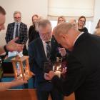 Betlejemskie światełko pokoju w Starostwie Powiatowym w Szczecinku