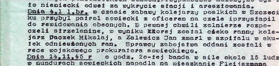 Żylewicz, który próbował rozładować napięcie i podjął próbę wytłumaczenia żołnierzom, że nie ma żadnej potrzeby, aby strzelać. 