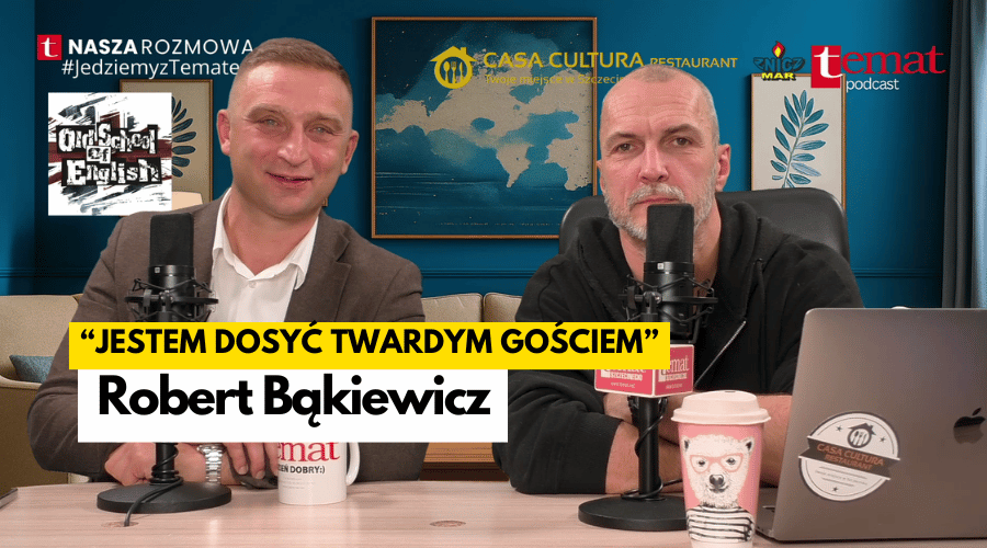 Robert Bąkiewicz w studio Tematu Szczecineckiego