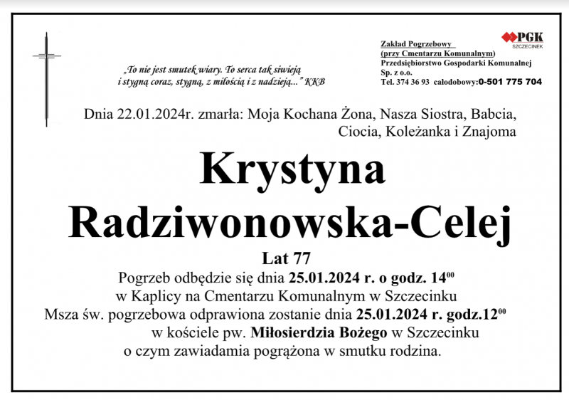 Krystyna Radziwonowska-Celej