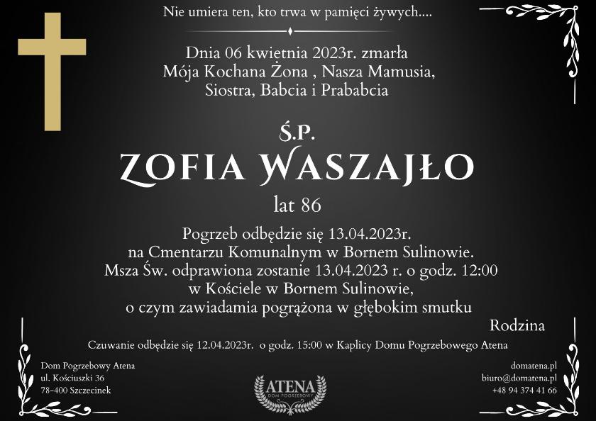 Waszajło Zofia