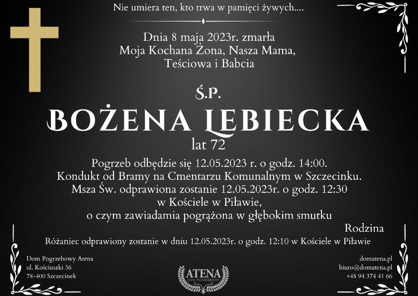 Bożena Lebiecka