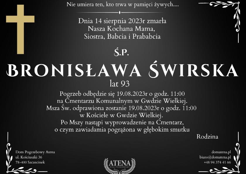 Bronisława Świrska