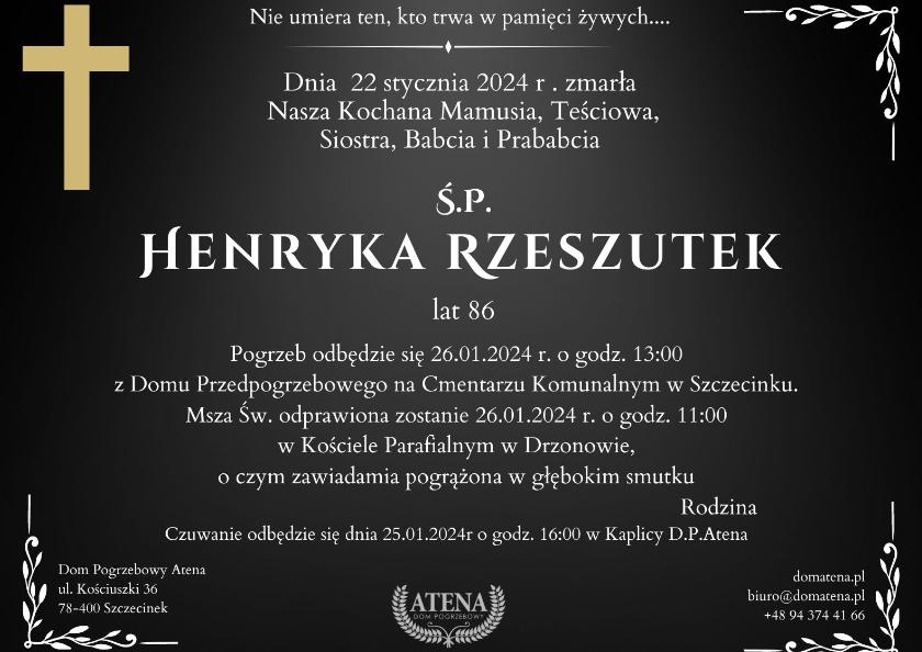 Henryka Rzeszutek
