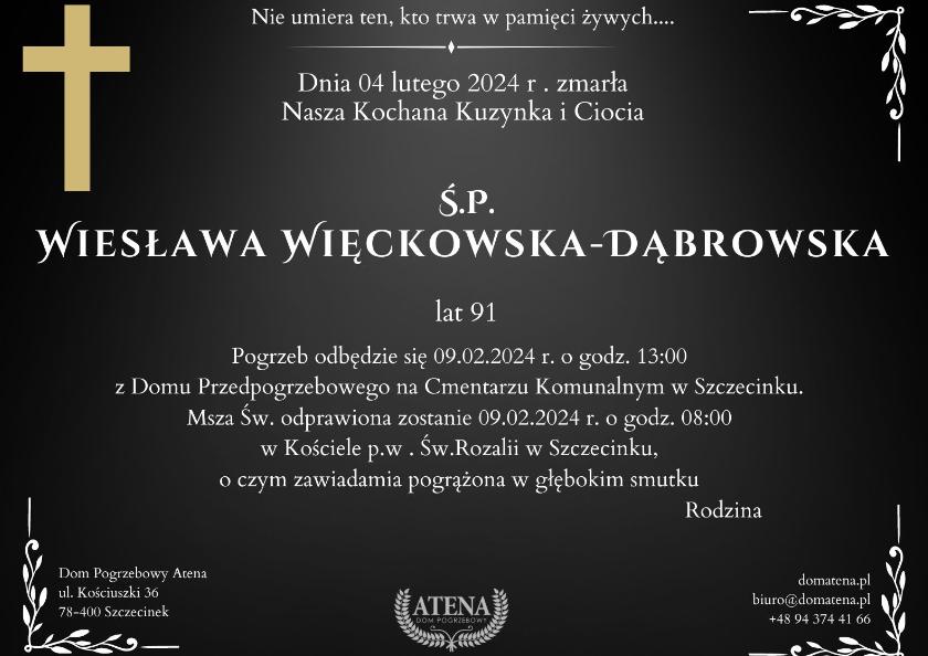 Wiesława Więckowska-Dąbrowska
