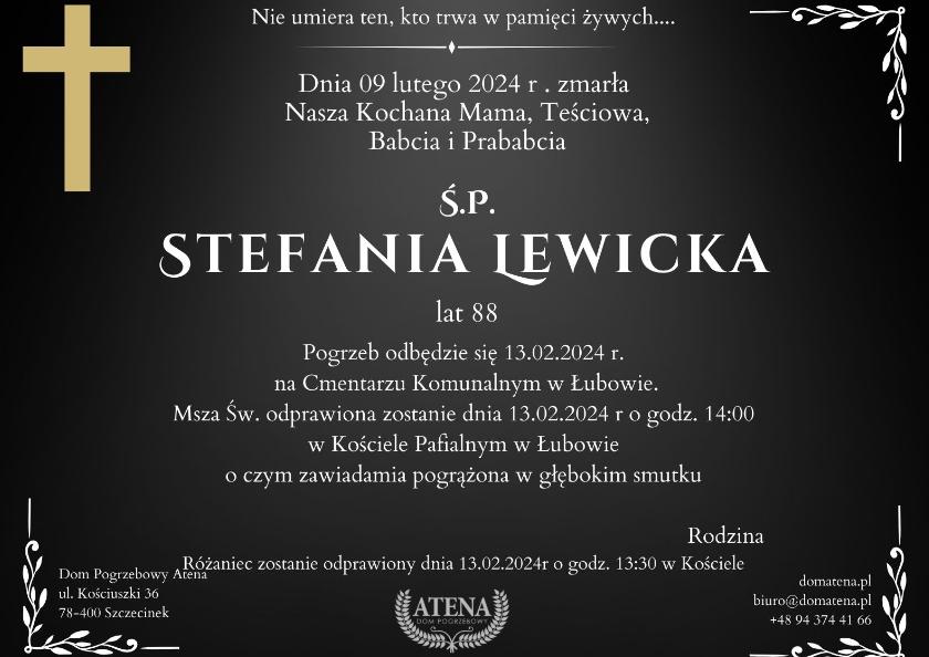 Stefania Lewicka 