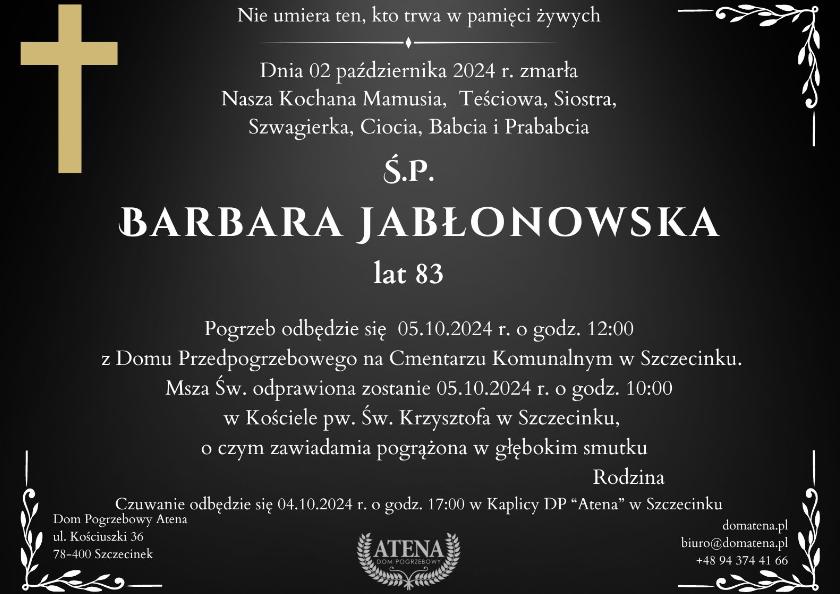 Barbara Jabłonowska