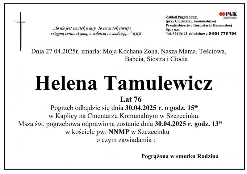 Helena Tamulewicz