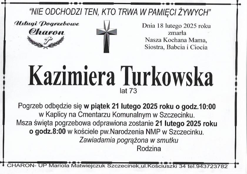 Kazimiera Turkowska