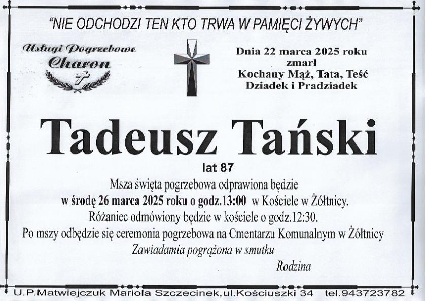 Tadeusz Tański