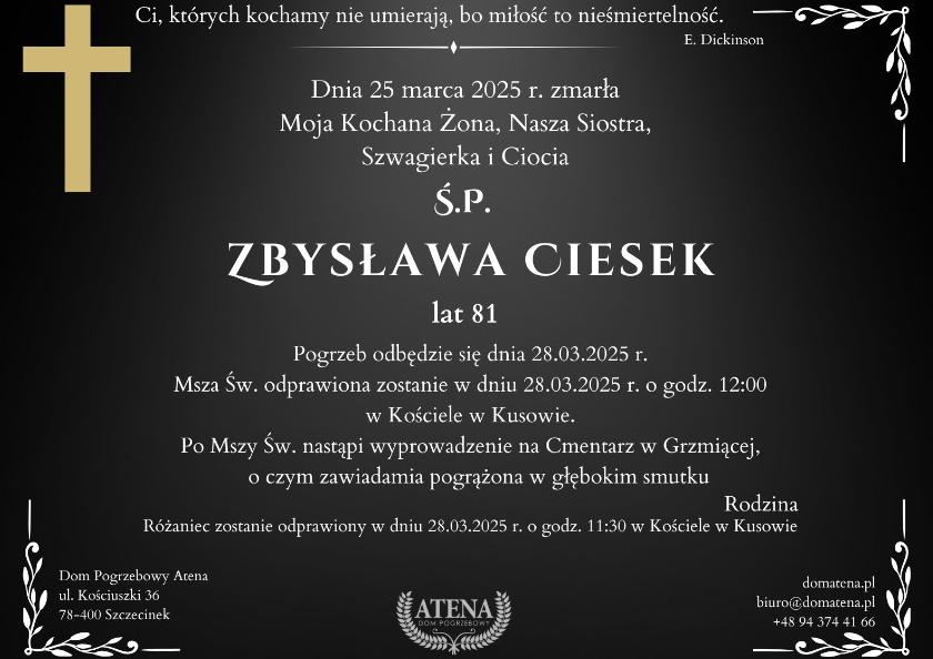 Zbysława Ciesek