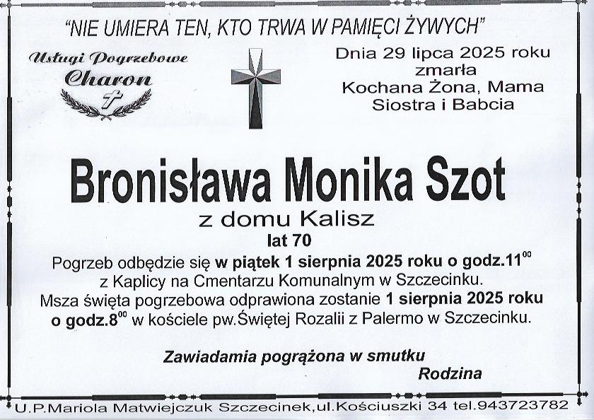 Bronisława Monika Szot