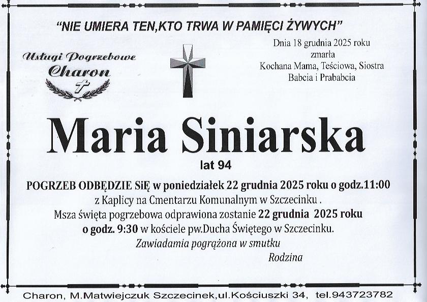 Maria Siniarska