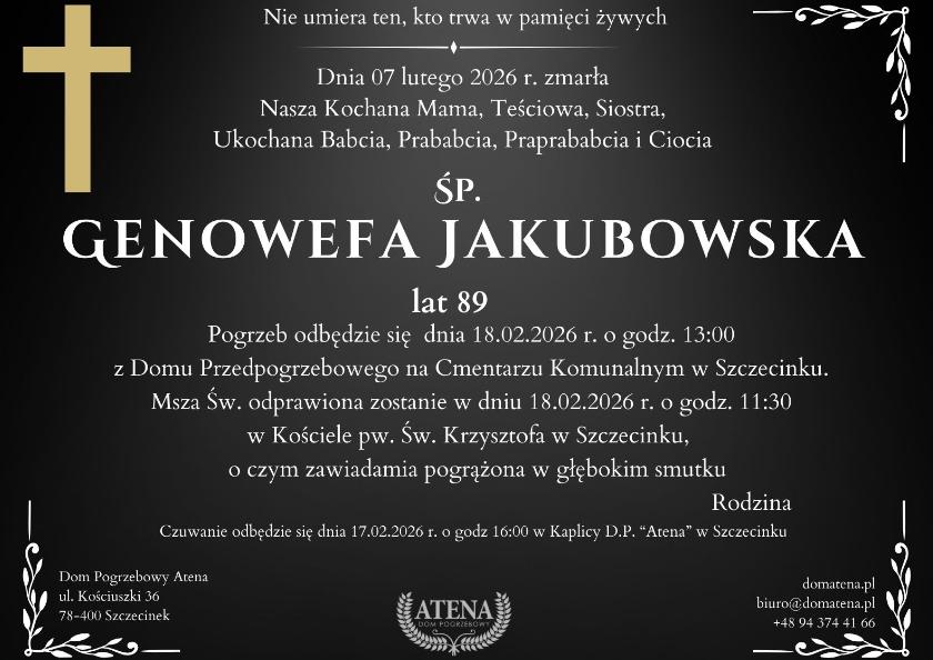 Genowefa Jakubowska