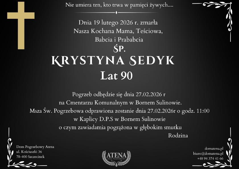 Krystyna Sedyk