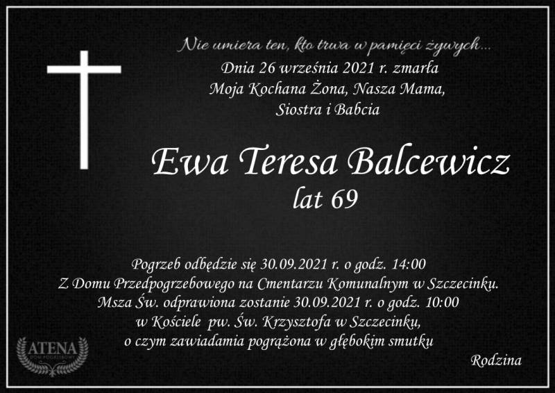 Ewa Teresa Balcewicz