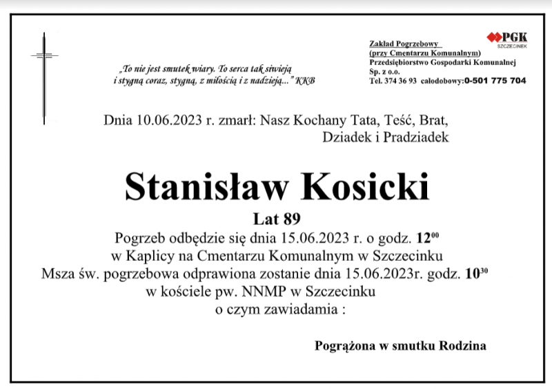 Stanisław  Kosicki