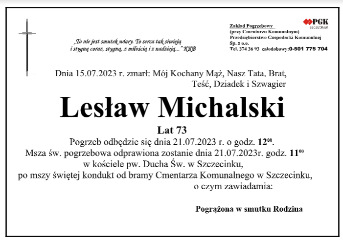 Lesław  Michalski