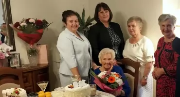 Pani Anna Lenartowska skończyła 100 lat!