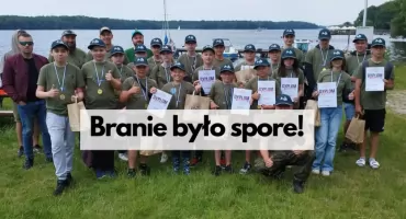 Sto złowionych, sto wróciło do jeziora. Młodzi umieją wędkować