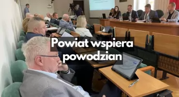 Powiat wesprze finansowo gminę dotkniętą powodzią