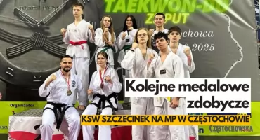 Mistrzostwa Polski w taekwondo: Medale KSW Szczecinek!