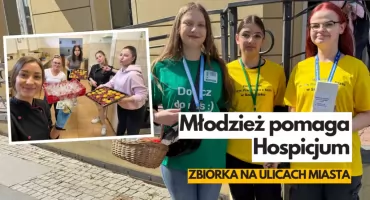 Uczniowie dla hospicjum. Zbierali pieniądze i rozdawali babeczki