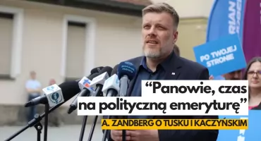 Adrian Zandberg w Szczecinku: Wyślijmy dwóm starszym panom wyraźny sygnał 
