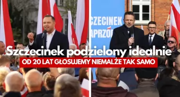 Szczecinek podzielony niemal idealnie. Od 20 lat głosujemy tak samo