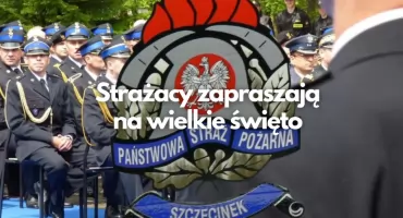 Dzień Strażaka w Szczecinku. Uroczysty apel, a potem rodzinny piknik z watą cukrową i gaszeniem ognia