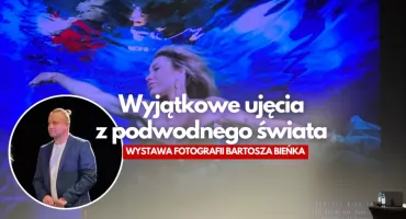 Podwodny świat oczami Bartosza Bieńka. Wystawa fotografii w kinie