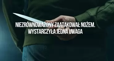 Zwrócił uwagę za skok na maskę samochodu - dostał nożem