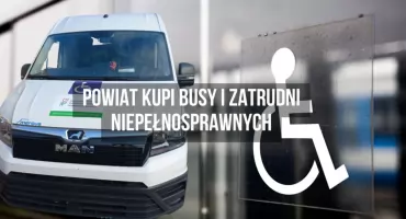 Powiat załapał się na 760 tysięcy z PFRON. Pieniądze pójdą na busy i zatrudnienie