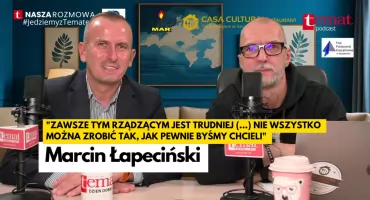 Marcin Łapeciński, szef PSL, członek zarządu województwa. Polska powiatowa ważna, budowa dróg też